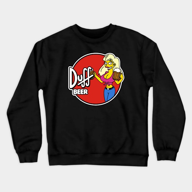 D. Beer Girl Crewneck Sweatshirt by buby87